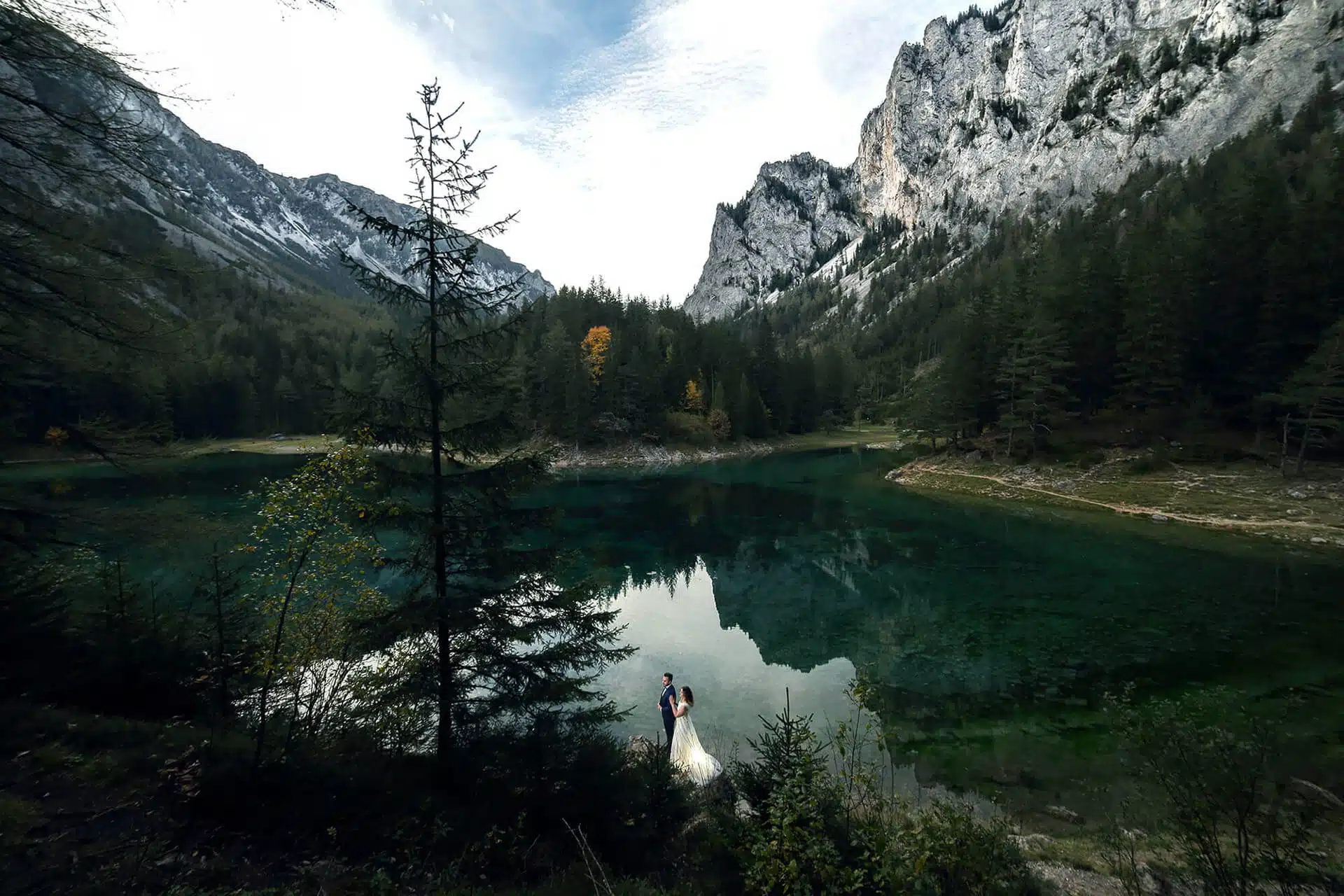 Hochzeit im Grünen in einer Off-Location