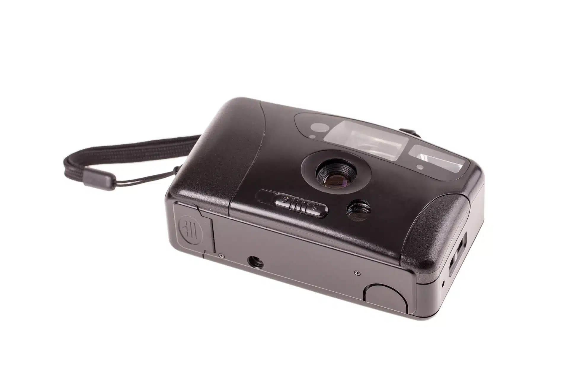 Wegwerfkameras auf einer Hochzeitstafel mit Dekoration